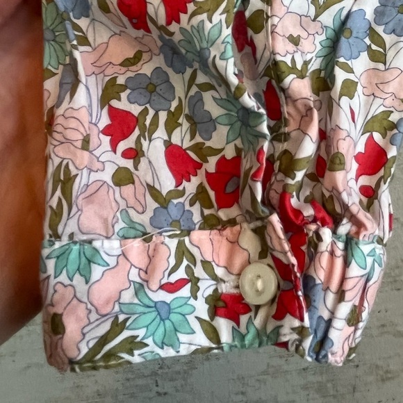 J. Crew Liberty Fabrics Floral Print Women's Top Sz 0 Ditzy Cottagecore Prairie - Picture 4 of 15